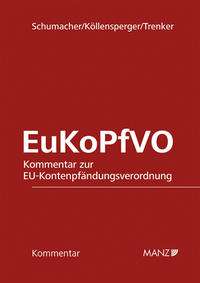 Vorderes Coverbild Kommentar zur EU-Kontenpfändungsverordnung EuKoPfVO