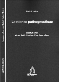 Vorderes Coverbild Lectiones pathognosticae