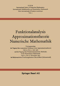 Vorderes Coverbild Funktionalanalysis Approximationstheorie Numerische Mathematik