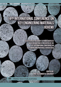 Vorderes Coverbild 14th International Conference on Key Engineering Materials (ICKEM)