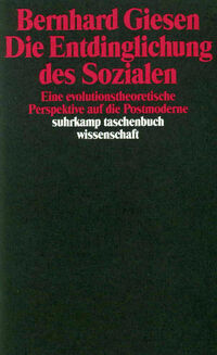 Vorderes Coverbild Die Entdinglichung des Sozialen