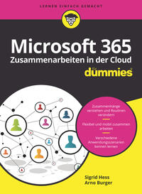 Vorderes Coverbild Microsoft 365 - Zusammenarbeiten in der Cloud für Dummies