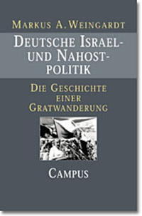Vorderes Coverbild Deutsche Israel- und Nahostpolitik
