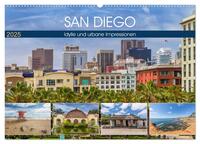 Vorderes Coverbild SAN DIEGO Idylle und urbane Impressionen (Wandkalender 2025 DIN A2 quer), CALVENDO Monatskalender