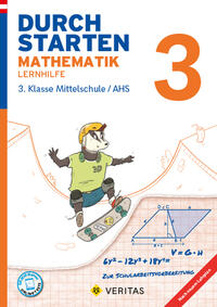 Vorderes Coverbild Durchstarten Mathematik 3. Klasse Mittelschule/AHS Lernhilfe
