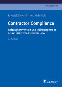 Vorderes Coverbild Contractor Compliance