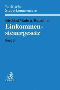 Vorderes Coverbild Einkommensteuergesetz Band 3: §§ 26 bis 109