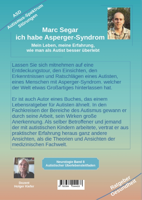 Rückseitencover Marc Segar ich habe Asperger-Syndrom