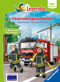 Vorderes Coverbild Leserabe Vor-Lesestufe - Feuerwehrgeschichten