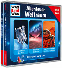 Vorderes Coverbild WAS IST WAS 3-CD-Hörspielbox Abenteuer Weltraum