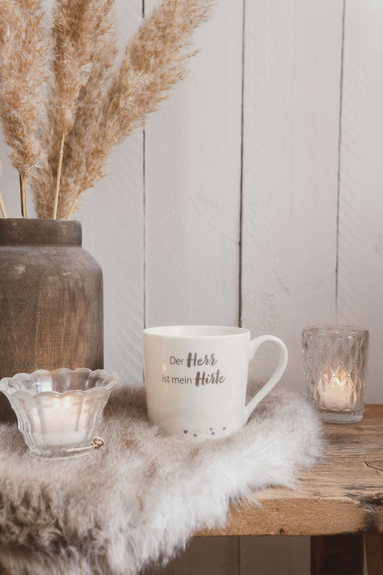 Beispielinhalt (Bild) Der Herr ist mein Hirte - Tasse