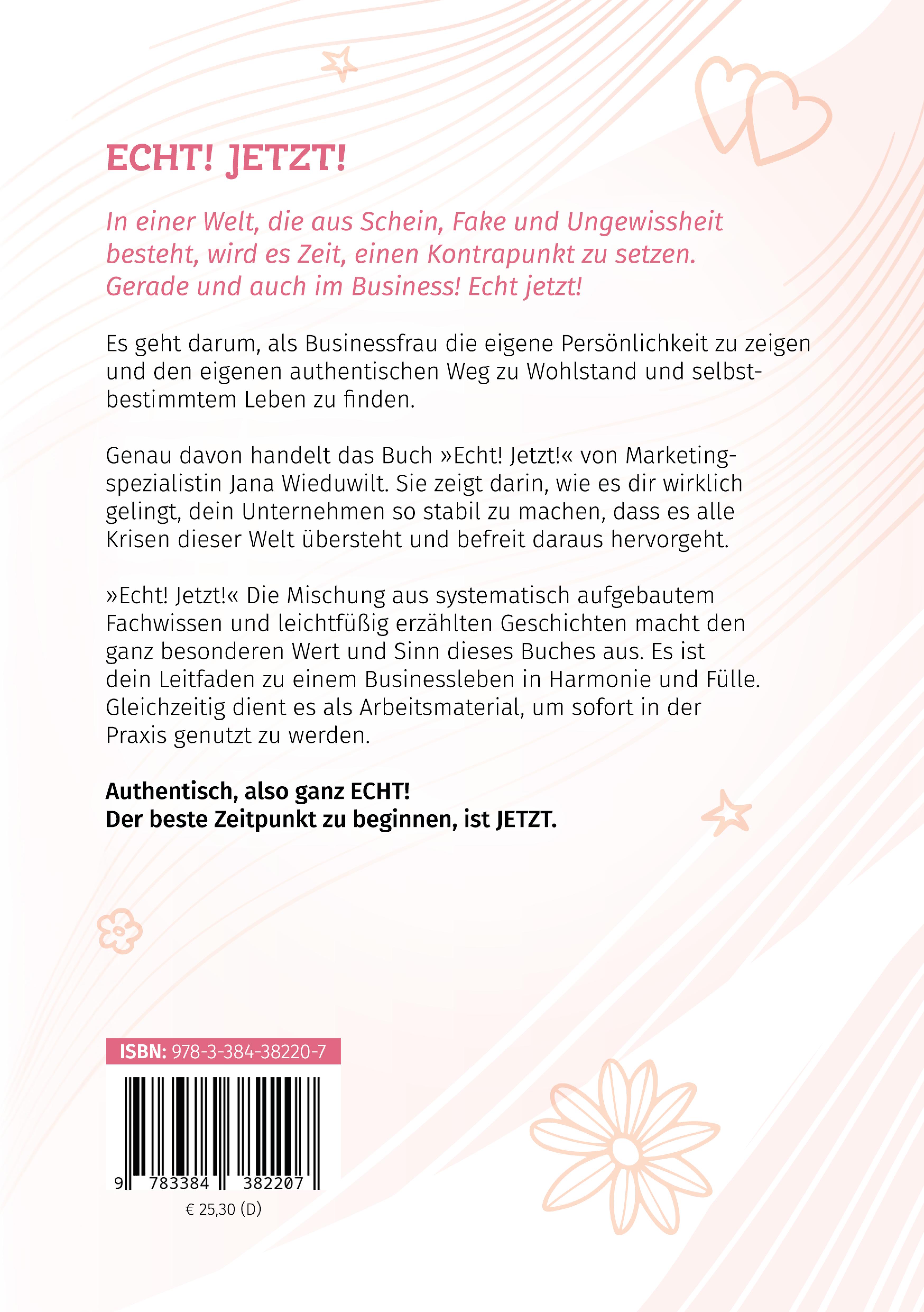 Rückseitencover Echt ! Jetzt !