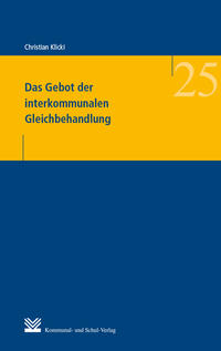 Vorderes Coverbild Das Gebot der interkommunalen Gleichbehandlung