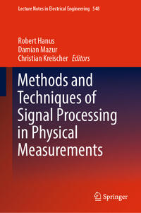 Vorderes Coverbild Methods and Techniques of Signal Processing in Physical Measurements