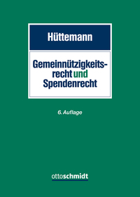 Vorderes Coverbild Gemeinnützigkeitsrecht und Spendenrecht