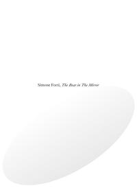 Vorderes Coverbild Simone Forti. The Bear in The Mirror