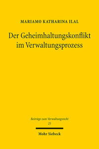 Vorderes Coverbild Der Geheimhaltungskonflikt im Verwaltungsprozess