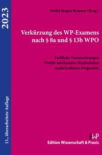 Vorderes Coverbild Verkürzung des WP-Examens nach § 8a und § 13b WPO