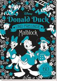 Vorderes Coverbild Disney Donald Duck und Freunde: Malblock: über 60 entenstarke Motive zum Ausmalen!