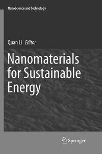 Vorderes Coverbild Nanomaterials for Sustainable Energy