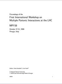 Vorderes Coverbild Proceedings of the First International Workshop on Multiple Partonic Interactions at the CMC - MPI'08 Act. 27-31, 2008 Perugia, Italia