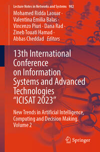 Vorderes Coverbild 13th International Conference on Information Systems and Advanced Technologies “ICISAT 2023”