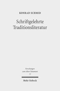 Vorderes Coverbild Schriftgelehrte Traditionsliteratur
