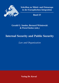 Vorderes Coverbild Internal Security and Public Security