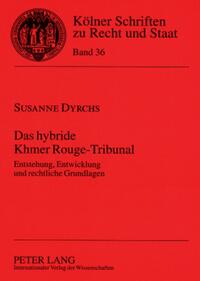 Vorderes Coverbild Das hybride Khmer Rouge-Tribunal