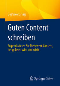 Vorderes Coverbild Guten Content schreiben