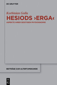 Vorderes Coverbild Hesiods >Erga<