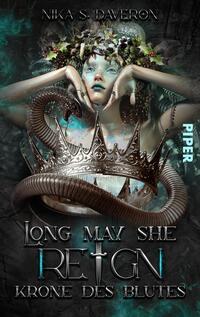 Vorderes Coverbild Long may she reign – Krone des Blutes
