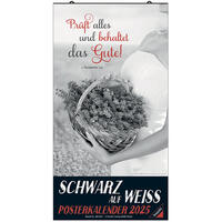 Vorderes Coverbild Schwarz auf Weiss - Posterkalender 2025