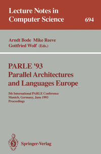 Vorderes Coverbild PARLE '93 Parallel Architectures and Languages Europe