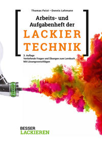 Vorderes Coverbild Arbeits- und Aufgabenheft der Lackiertechnik