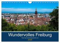Vorderes Coverbild Wundervolles Freiburg (Wandkalender 2025 DIN A4 quer), CALVENDO Monatskalender