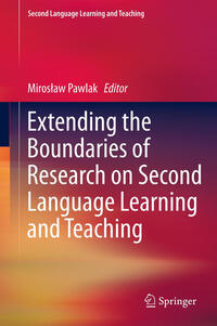 Vorderes Coverbild Extending the Boundaries of Research on Second Language Learning and Teaching