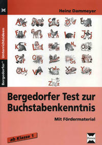 Vorderes Coverbild Bergedorfer Test zur Buchstabenkenntnis