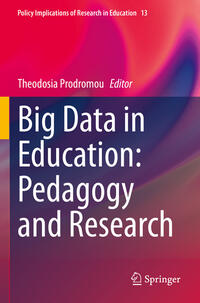 Vorderes Coverbild Big Data in Education: Pedagogy and Research