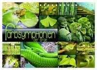 Vorderes Coverbild Farbsymphonien der Erde (Tischkalender 2025 DIN A5 quer), CALVENDO Monatskalender