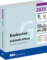 Vorderes Coverbild BKI Baukosten Gebäude Altbau 2025