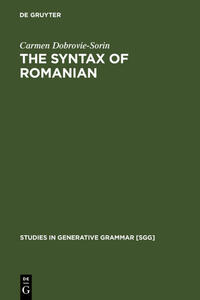 Vorderes Coverbild The Syntax of Romanian
