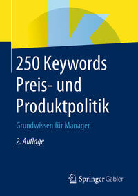 Vorderes Coverbild 250 Keywords Preis- und Produktpolitik