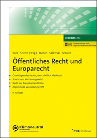 Vorderes Coverbild Öffentliches Recht und Europarecht