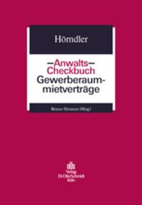 Vorderes Coverbild Anwalts-Checkbuch Gewerberaummietverträge