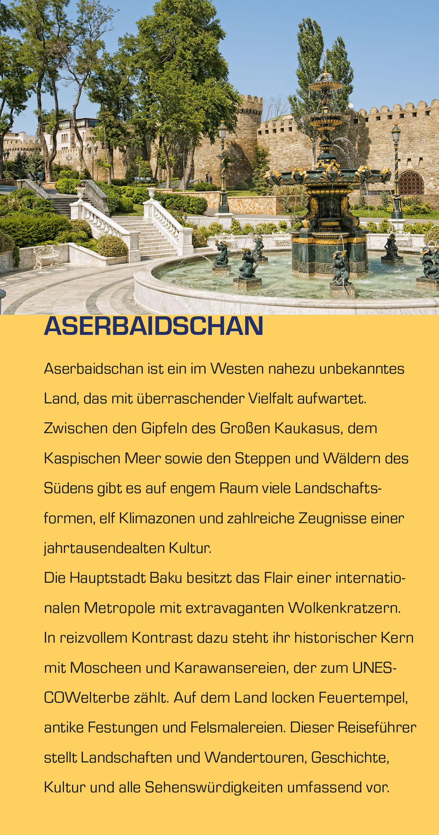 Anderes Coverbild TRESCHER Reiseführer Aserbaidschan