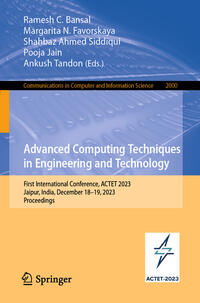 Vorderes Coverbild Advanced Computing Techniques in Engineering and Technology