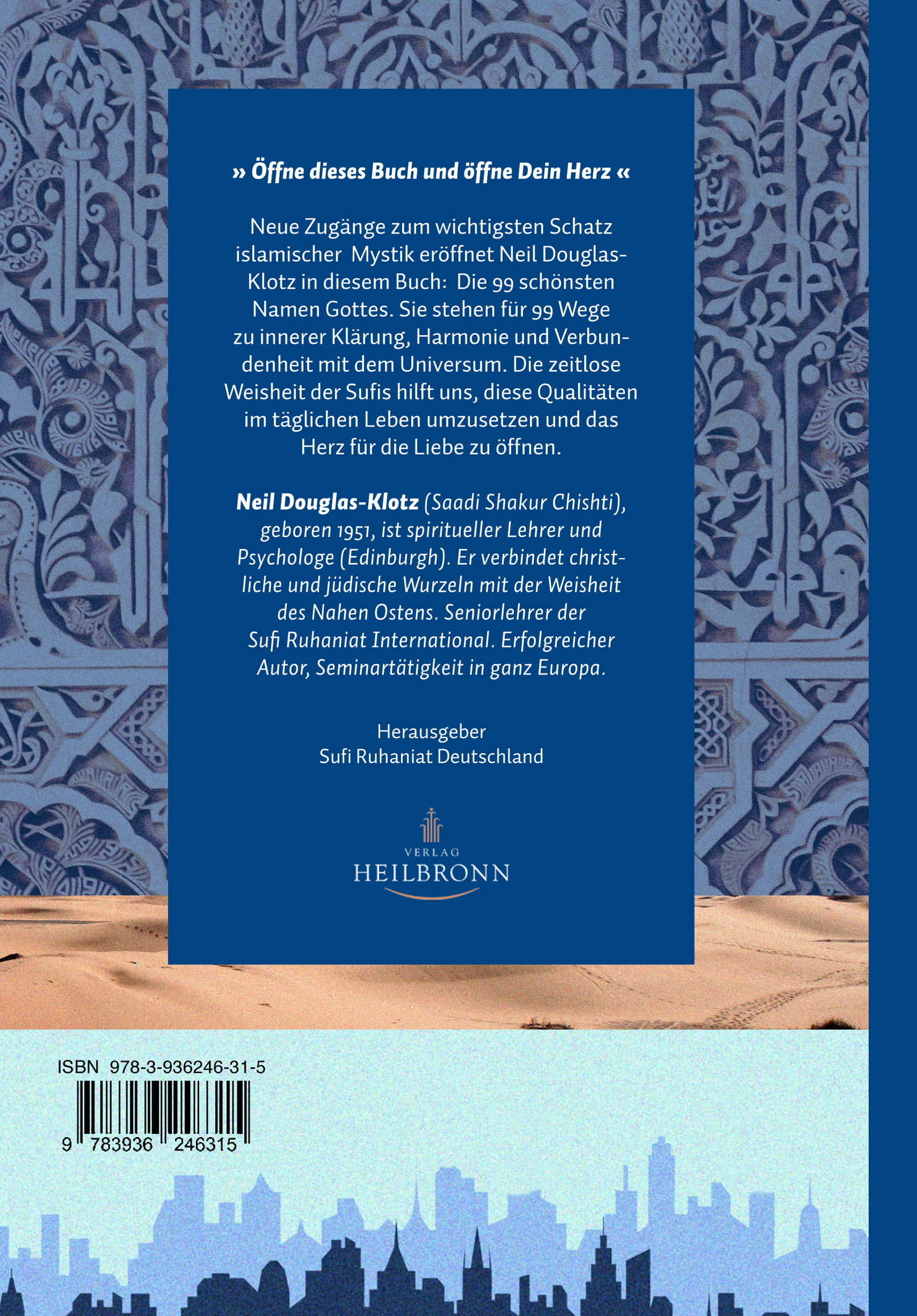 Rückseitencover Sufibuch des Lebens