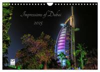 Vorderes Coverbild Impressions of Dubai 2025 (Wandkalender 2025 DIN A4 quer), CALVENDO Monatskalender