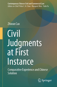 Vorderes Coverbild Civil Judgments at First Instance